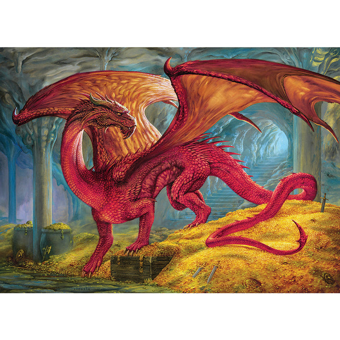 Red Dragon's Treasure - 1000 piece Puzzle