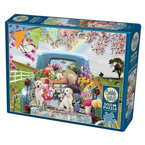 Country Truck in Spring - 500 Piece Puzzle