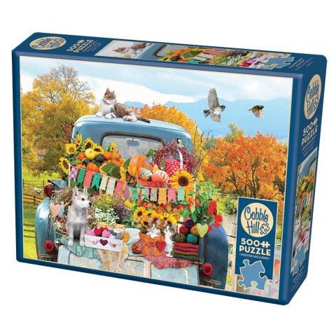 Country Truck in Autumn - 500 Piece Puzzle