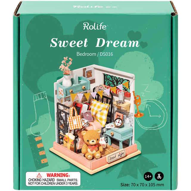 Rolife DIY Miniature Dollhouse - Sweet Dream (Bedroom) DS016
